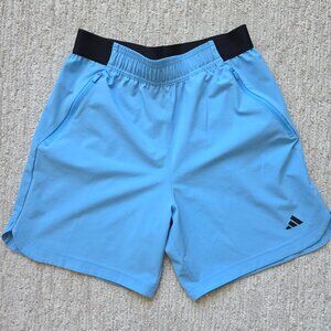 Adidas Axis Woven 7-Inch Training Shorts Blue Active Athletic Men's Small